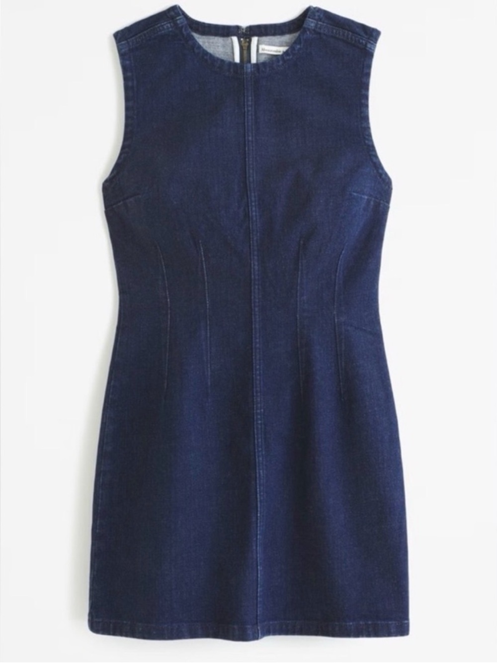 Abercrombie & Fitch Navy Blue Sleeveless Denim Mini Dress